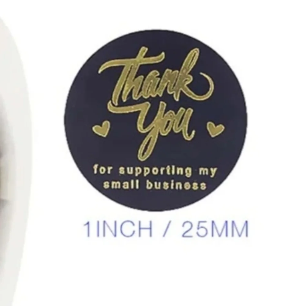 ♥️ 5x25 / 500 Thank You Stickers
